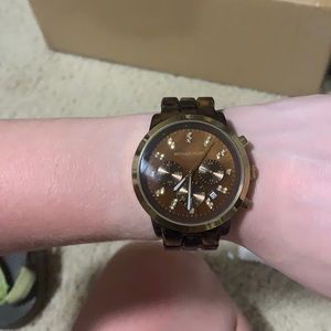 Michael Kors Tortoise Shell Watch